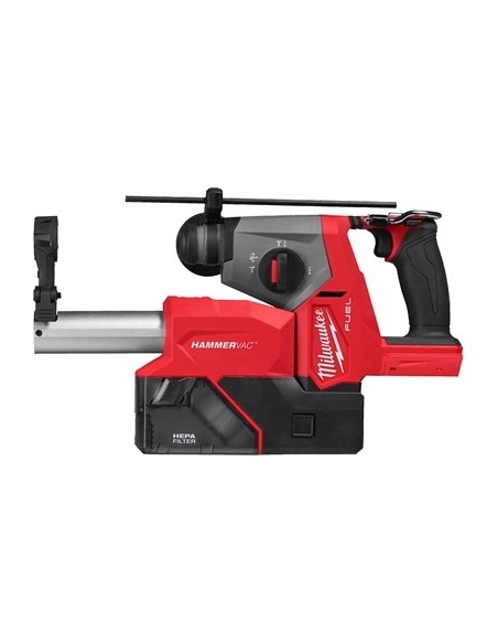 PERFORATEUR-BURINEUR AVEC SYSTÈME D'ASPIRATION M18 FUEL SDS-PLUS M18FHACDDE-0C - MILWAUKEE