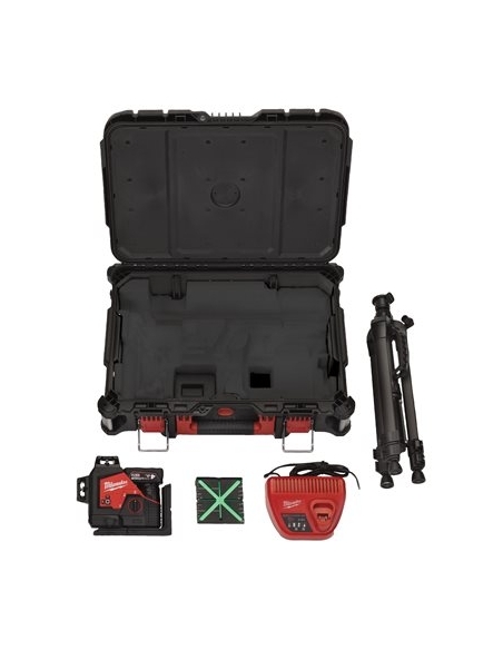 LASER VERT 3 LIGNES 360° M12™ 3PLSKIT-401P - MILWAUKEE