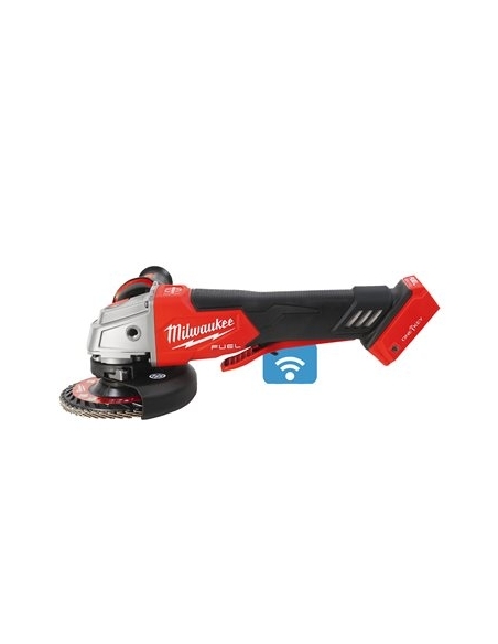 MEULEUSE D‘ANGLE 125 MM AVEC INTERRUPTEUR « HOMME MORT » ET FREIN M18 FUEL™ ONE-KEY™ ONEFSAG125XPDB-0X - MILWAUKEE