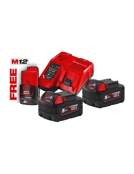 KIT BATTERIES M18™ NRG-502 - MILWAUKEE