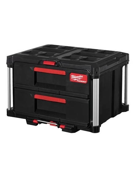 VALISE DEUX TIROIRS 560 X 410 X 360 MM PACKOUT - MILWAUKEE