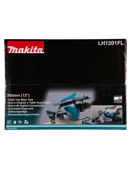 SCIE À ONGLETS ÉLECTRIQUE AVEC TABLE 305/30 MM LH1201FL - MAKITA
