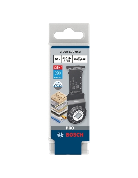 10 LAMES POUR COUPE PLONGEANTE PRO AIZ 32 APIB, 32 X 50 MM - BOSCH