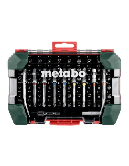 ASSORTIMENTS 71 PIÈCES D'EMBOUTS DE VISSAGE SP 626704000 - METABO