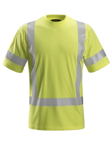 2562 - PROTECWORK- MULTINORMES, T-SHIRT À MANCHES COURTES, HAUTE VISIBILITÉ, CLASSE 3 SNICKERS WORKWEAR