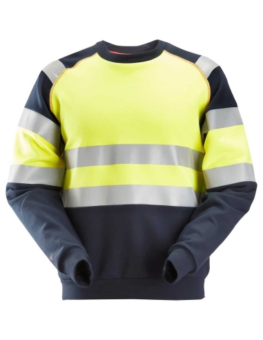 2869 - PROTECWORK- MULTINORMES, SWEAT-SHIRT, HAUTE VISIBILITÉ, CLASSE 1 SNICKERS WORKWEAR