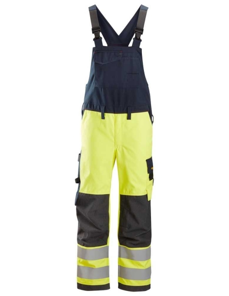 6060 - PROTECWORK- MULTINORMES, SALOPETTE À BRETELLES, HAUTE VISIBILITÉ, CLASSE 2 SNICKERS WORKWEAR