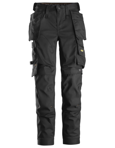 6247 - ALLROUNDWORK, PANTALON AVEC POCHES HOLSTER EN TISSU EXTENSIBLE POUR FEMME SNICKERS WORKWEAR