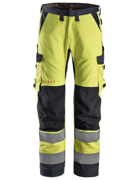 6361 - PROTECWORK- MULTINORMES, PANTALON DE TRAVAIL, COUPE RÉGULIÈRE, HAUTE VISIBILITÉ, CLASSE 2 SNICKERS WORKWEAR