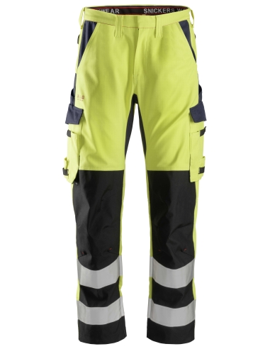 6364 - PROTECWORK- MULTINORMES, PANTALON AVEC RENFORTS SUR LES TIBIAS, HAUTE VISIBILITÉ, CLASSE 2 SNICKERS WORKWEAR