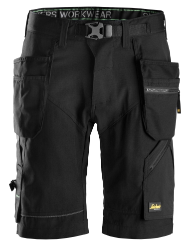 6904 - FLEXIWORK, SHORT+ DE TRAVAIL AVEC POCHES HOLSTER SNICKERS WORKWEAR