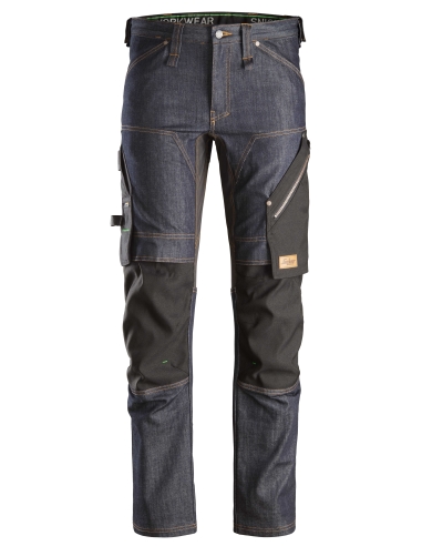 6956 - FLEXIWORK, PANTALON DENIM SNICKERS WORKWEAR