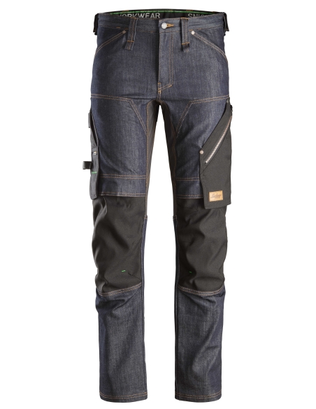 6956 - FLEXIWORK, PANTALON DENIM SNICKERS WORKWEAR