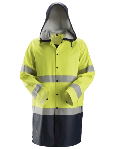 8261 - PROTECWORK- MULTINORMES, VESTE DE PLUIE EN PU, HAUTE VISIBILITÉ DE CLASSE 3 SNICKERS WORKWEAR