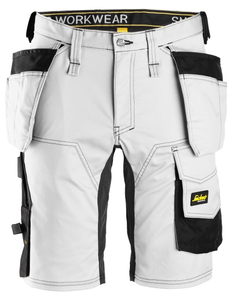 6141 - ALLROUNDWORK, SHORT EN STRETCH AVEC POCHES HOLSTER SNICKERS WORKWEAR