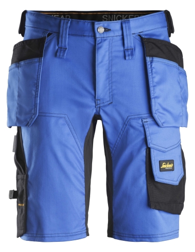 6141 - ALLROUNDWORK, SHORT EN STRETCH AVEC POCHES HOLSTER SNICKERS WORKWEAR