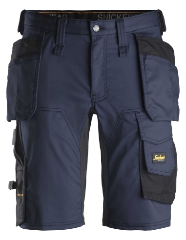 6141 - ALLROUNDWORK, SHORT EN STRETCH AVEC POCHES HOLSTER SNICKERS WORKWEAR