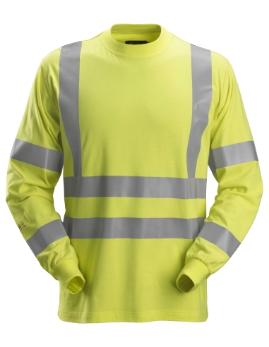 2461 - PROTECWORK, T-SHIRT À MANCHES LONGUES, HAUTE-VISIBILITÉ, CLASSE 3 SNICKERS WORKWEAR