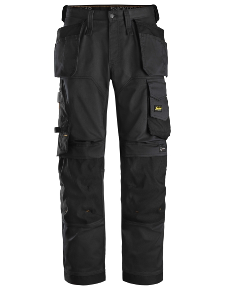 6251 - ALLROUNDWORK, PANTALON+ EN TISSU EXTENSIBLE AVEC POCHES HOLSTER ET COUPE LARGE SNICKERS WORKWEAR