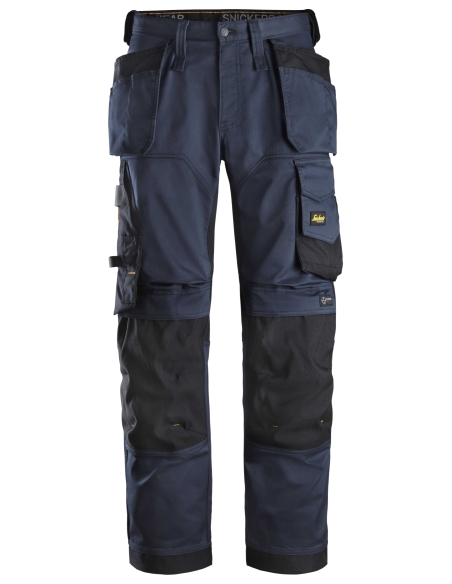 6251 - ALLROUNDWORK, PANTALON+ EN TISSU EXTENSIBLE AVEC POCHES HOLSTER ET COUPE LARGE SNICKERS WORKWEAR
